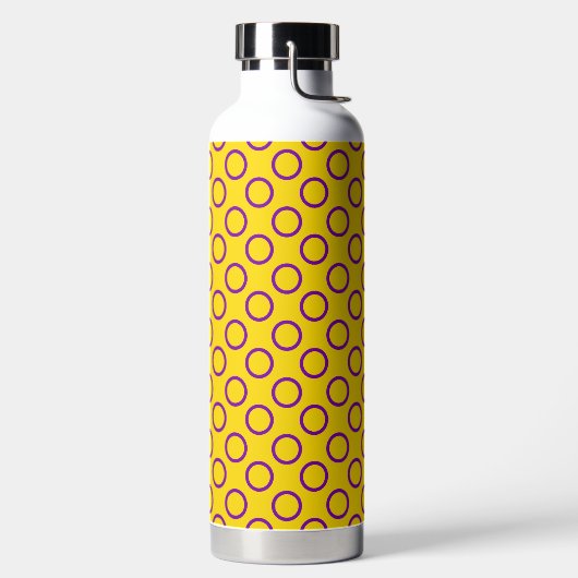 Punkte für die Intersex Pride Flag Trinkflasche (links)