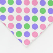 Punkte für die Trigender-Pride-Flag-Farben Fleecedecke (Ecke)