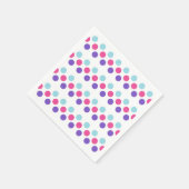 Punkte für mehrfache Flag-Farben Serviette (Ecke)