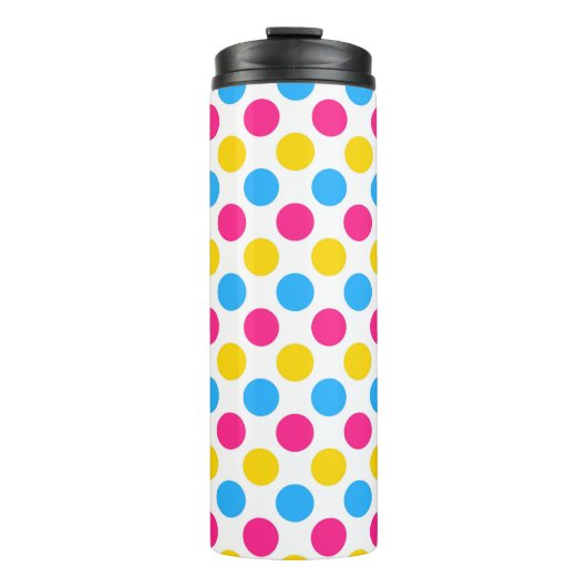 Punkte für Pansexual Prilag Thermosbecher (Vorderseite)