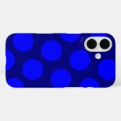 Punkte für Schiffe und Blue Polka Case-Mate iPhone Hülle (Rückseite (Horizontal))