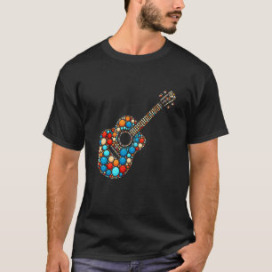 Punkte Gitarre Glücklicher Punkt-Tag Musikliebhabe T-Shirt