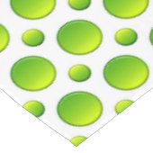 Punkte grünes Element Tischdecke (Schrägansicht)