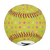 Punkte-Hintergrundmuster Baseball (Rückseite)