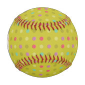 Punkte-Hintergrundmuster Baseball (Vorderseite)