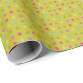 Punkte-Hintergrundmuster Geschenkpapier (Rolleneckpunkt)