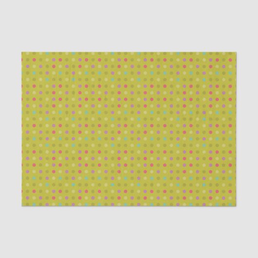 Punkte-Hintergrundmuster Seidenpapier (Vorderseite)