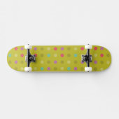 Punkte-Hintergrundmuster Skateboard (Horizontal)