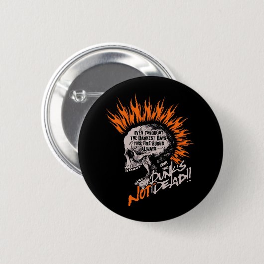 Punkte in Flammen Button (Vorne & Hinten)