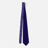 Punkte in navyblau und weiß krawatte (Rückseite)
