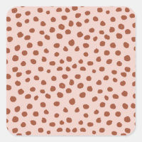 Punkte in Pfirsich- und Braunen Dalmatiner-Spots