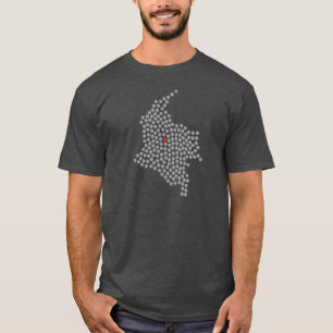 Punkte Kolumbiens Bogota T-Shirt