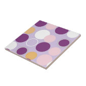 Punkte-Kreis-Retro-Muster Fliese (Seite)
