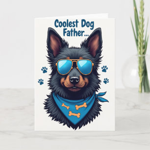 Punkte-Kühl-Hund-Karte Karte