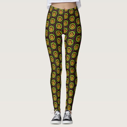 Punkte Leggings (Vorderseite)