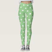 Punkte Leggings drucken (Vorderseite)