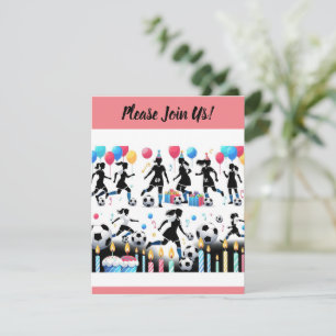 Punkte mit unserer Damen-Fußballparty erzielen Einladung