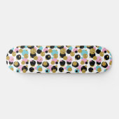 Punkte-Muster 10 Skateboard (Horizontal)