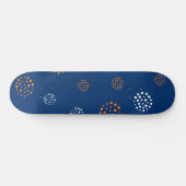 Punkte-Muster 13 Skateboard (Horizontal)