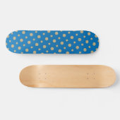 Punkte-Muster 4 Skateboard (Horizontal)