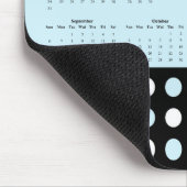 Punkte-Muster – Kalender 2026 Mousepad (Ecke)