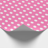 Punkte Muster Lebendige Farben Geschenkpapier (Ecke)