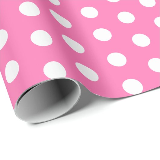 Punkte Muster Lebendige Farben Geschenkpapier (Rolleneckpunkt)