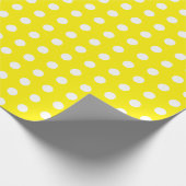 Punkte Muster Lebendige Farben Geschenkpapier (Ecke)