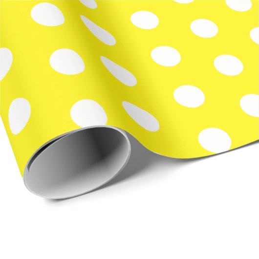 Punkte Muster Lebendige Farben Geschenkpapier (Rolleneckpunkt)