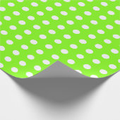 Punkte Muster Lebendige Farben Geschenkpapier (Ecke)