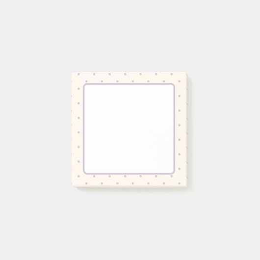 Punkte-Muster Post-it Klebezettel (Vorderseite)