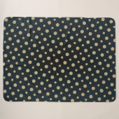 Punkte-Muster Sherpadecke (Vorderseite (Horizontal))