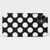 Punkte nahtloses Muster weiß + Ihr Backgr. Case-Mate iPhone Hülle (Rückseite (Horizontal))