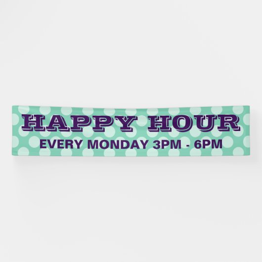 Punkte nahtloses Muster, weißes Transp. + Ihre Ide Banner (Horizontal)