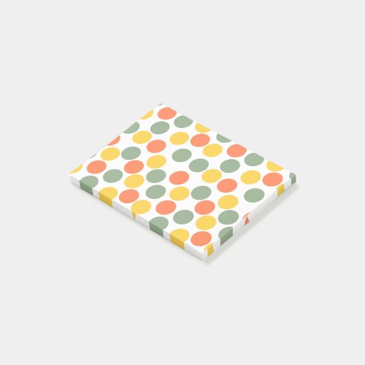 Punkte Post-it Klebezettel (angewinkelt)