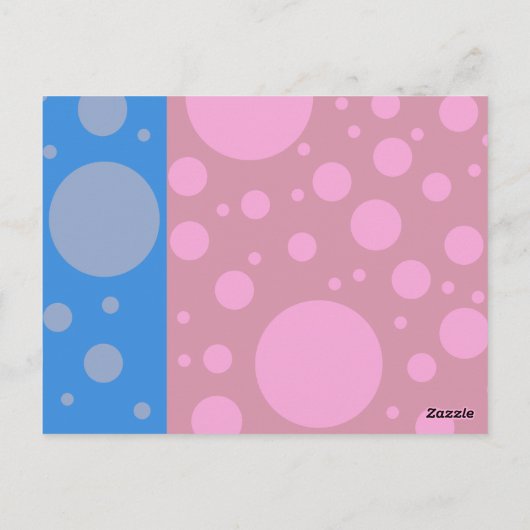 Punkte Postkarte (Rückseite)