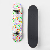 Punkte Rainbow Skateboard (Vorderseite)