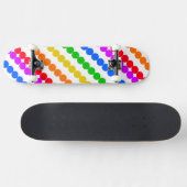 Punkte Rainbow Skateboard (Horizontal)