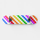 Punkte Rainbow Skateboard (Horizontal)