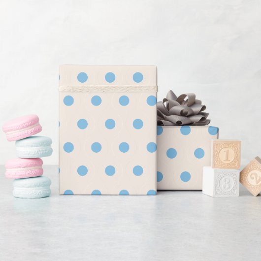 Punkte Sauber Einfach Minimal Geschenkpapier (Babyparty)