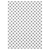 Punkte schwarz & weiß Ziel + Ihr Backgr. Idee Tischdecke (Vorderseite)