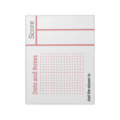 Punkte und Boxen, Stift Notizblock (Rotiert)