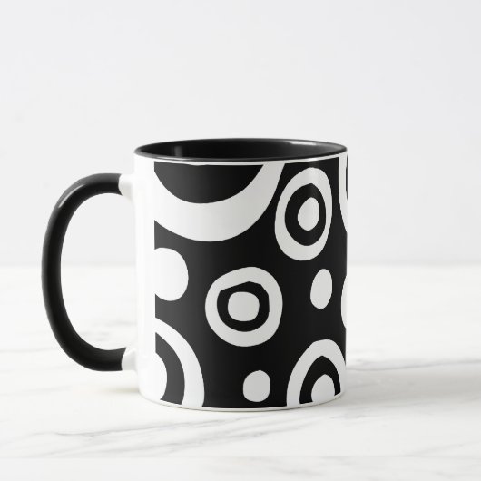 Punkte und Kreise Tasse (Links)