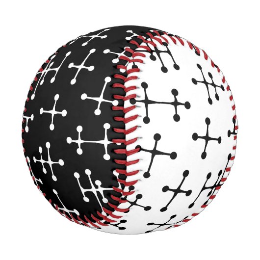 Punkte und Linien Baseball (Schrägansicht)