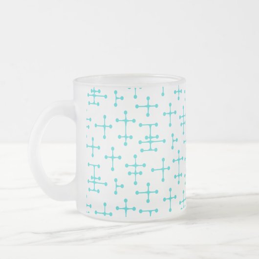 Punkte und Linien Mattglastasse (Links)