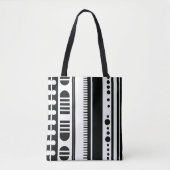 Punkte und Linien Quadrate 4 Tasche (Vorderseite)