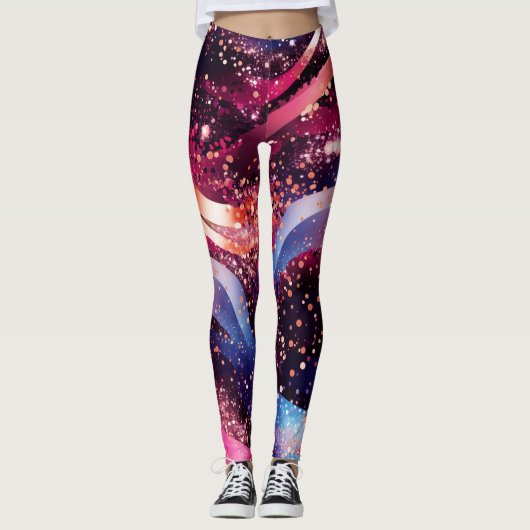 Punkte und mehr Punkte Leggings (Vorderseite)