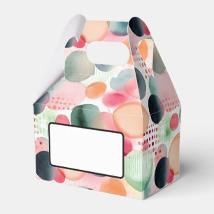 Punkte und Streifen 4 Geschenkschachtel