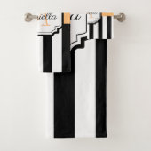 Punkte und Streifen Badhandtuch Set (Insitu)