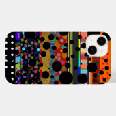 Punkte und Streifen gemustert Case-Mate iPhone Hülle (Rückseite (Horizontal))